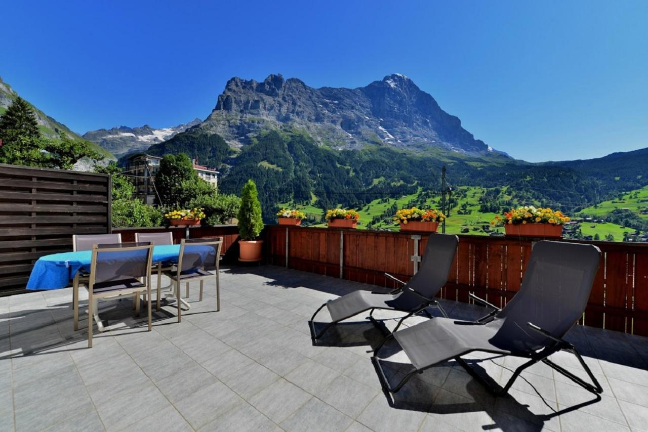 Ferienwohnung Alpengluehen Grindelwald Exterior foto